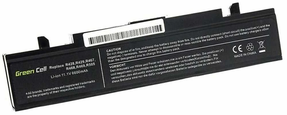 Žalias Cell GREENCELL SA02 Baterija AA-PB9NC6B AA-PB9NS6B do Samsung R519 R520 R522 R530 R540 11.1V 9 cel