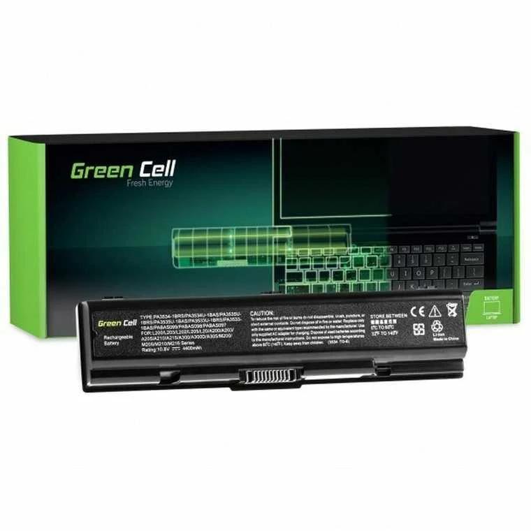 Green Cell Žalias Cell GREENCELL TS01 Baterija Žalias Cell PA3534U-1BRS, skirta Toshiba Satellite A200 A300 A350 L300 L500