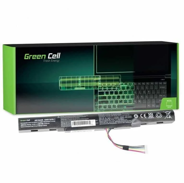 Green Cell Žalias Cell GREENCELL AC51 Baterija Žalias Cell AS16A5K skirta Acer Aspire E 15 E15 E5-575 E5-575G E 17 E17 E5-7