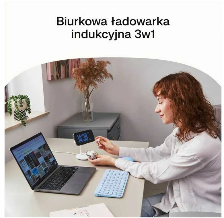 Green Cell Žalias Cell MagScape Stand 3w1 MagSafe juoda