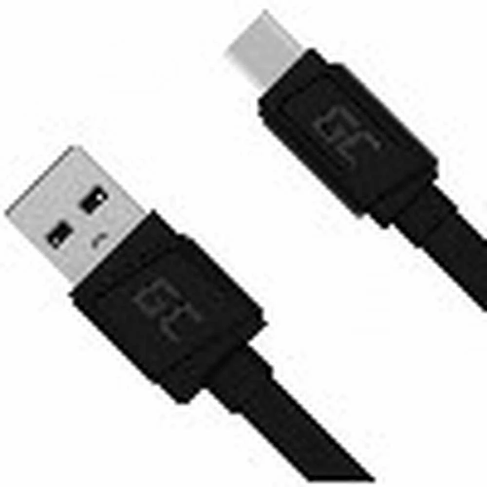 Green Cell Žalias Cell GREENCELL KABGC03 GCmatte USB-C Plokščias laidas 25 cm su greitu įkrovimu