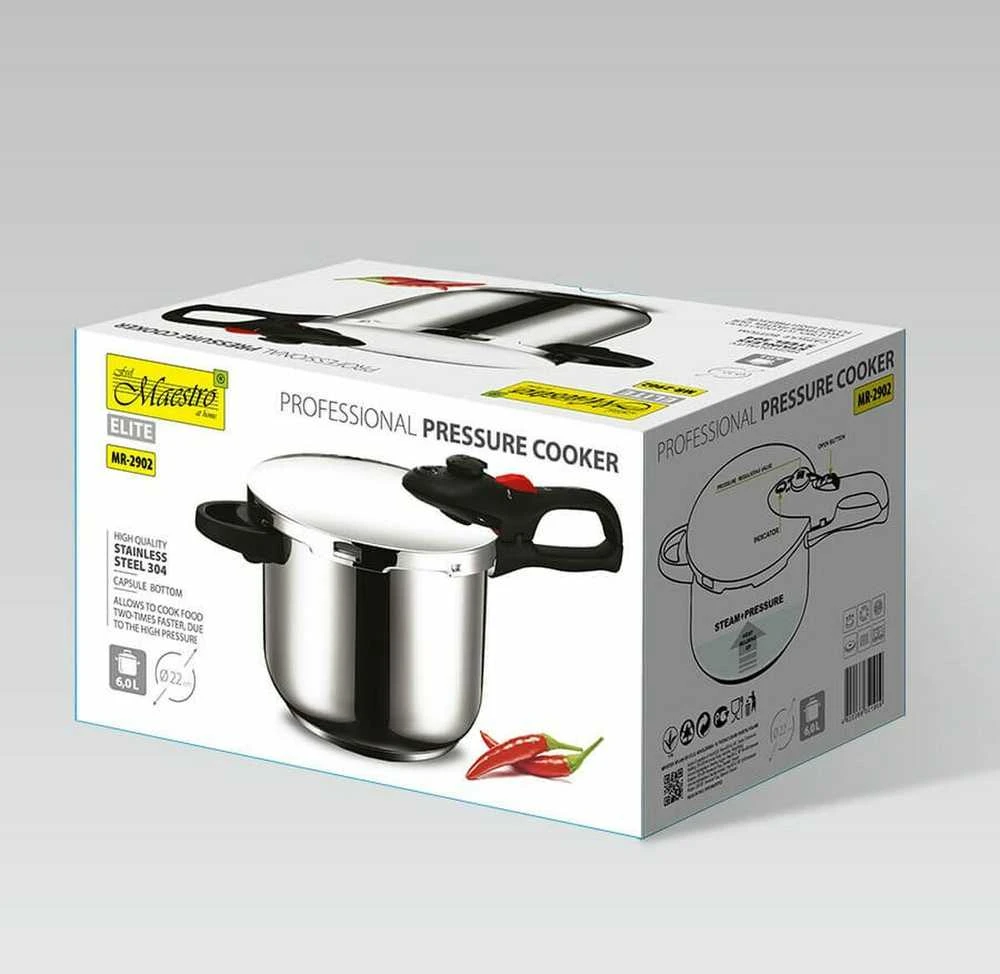 Greitpuodis Maestro MR-2902 6 l Sidabrinis