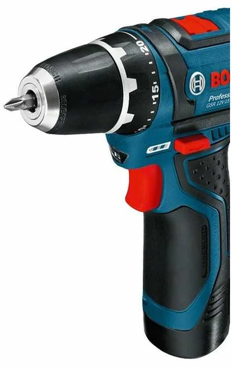 Bosch Akumuliatorinis suktuvas GSR 12V-15 2x2.0Ah Akumuliatorinis Suktuvas