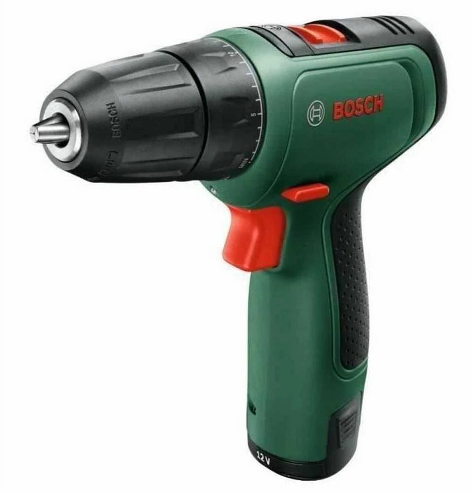 Bosch EasyDrill 1200 (2x1,5 akumuliatoriai) Akumuliatorinis dviejų greičių gręžtuvas - suktuvas