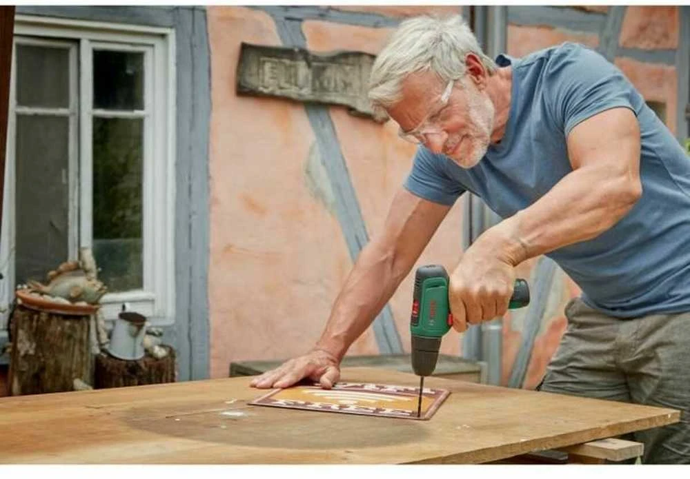 Bosch EasyDrill 1200 (1x1,5 akumuliatorius) Akumuliatorinis dviejų greičių gręžtuvas - suktuvas