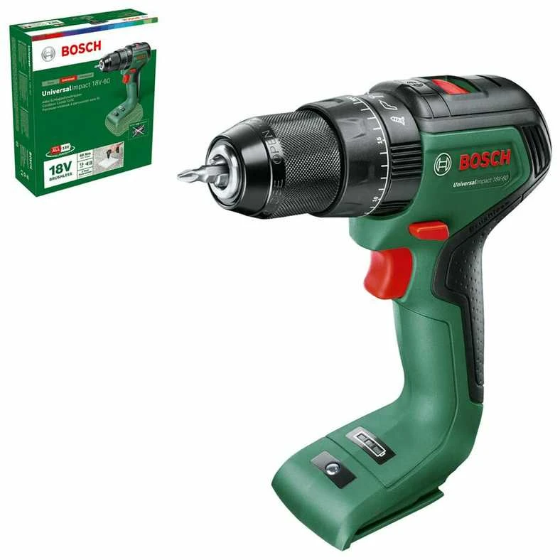 Bosch UniversalImpact18V-60solo Akum.smūginis gręžtuvas