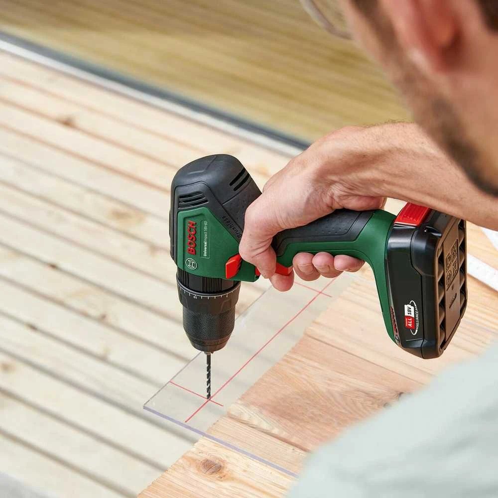 Bosch UniversalImpact18V-60,2Ah Akum.smūginis gręžtuvas