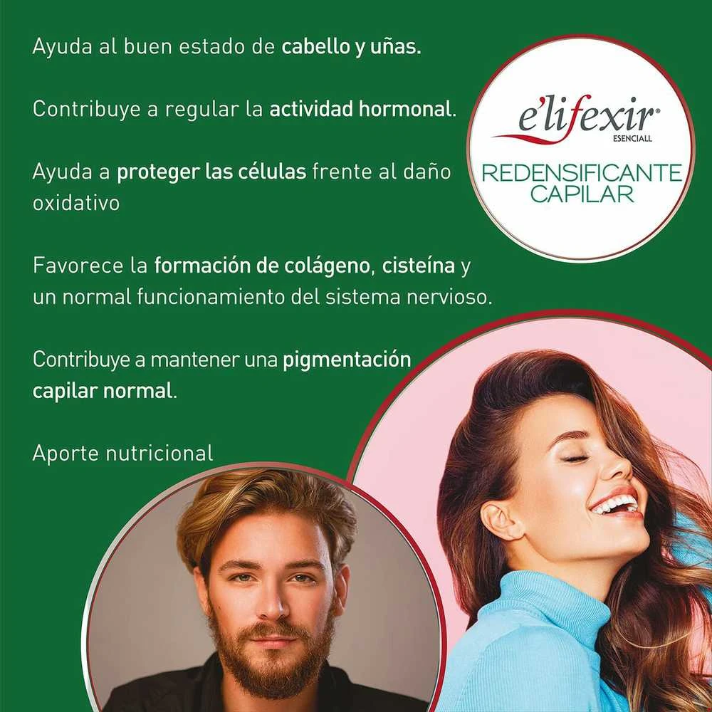 Phergal E'lifexir Essential Hair Redensifier Plaukų minkštinimo priemonė 30 kapsulių
