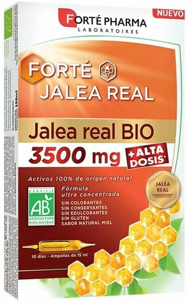 „Forte Pharma“ bičių pienelis „Forte“ BIO 3500 mg 10 ampulių 15 ml