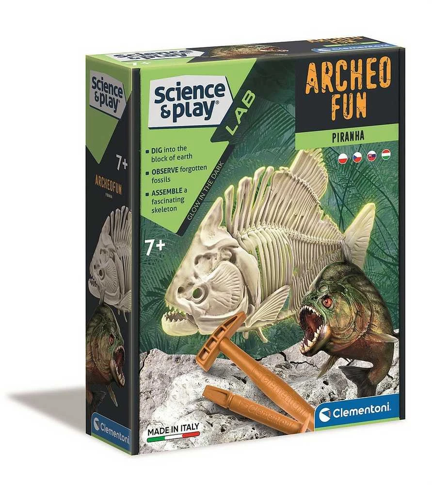 Clementoni Science&Play Lab: Vykopávky - Piraňa