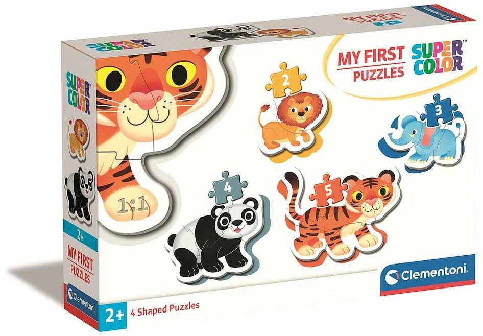 Clementoni Dėlionė 14 vnt. - "Mano pirmoji dėlionė" - Laukiniai gyvūnai