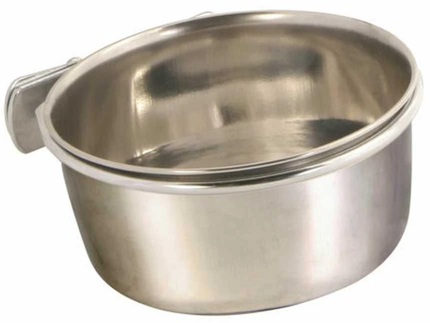 Trixie Dubenėlis metalinis 0.3l paukščiams 9 cm prisukamas