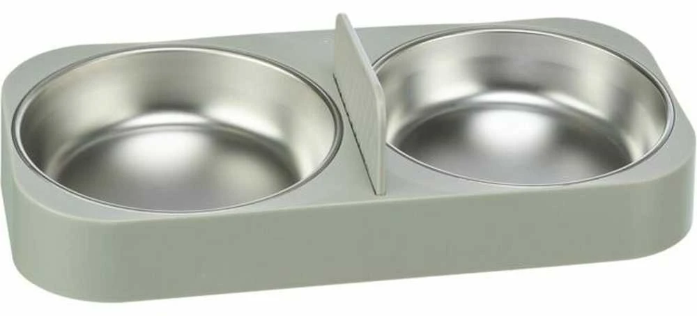 Trixie Animal Feeder Trixie Baltas Nerūdijantis plienas Plastikas 500 ml 32 x 5 x 16 cm