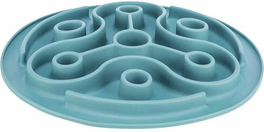 Trixie lėto maitinimo kilimėlis šuniui/katėms mėlynas TPE 28cm lėtas šėrimas