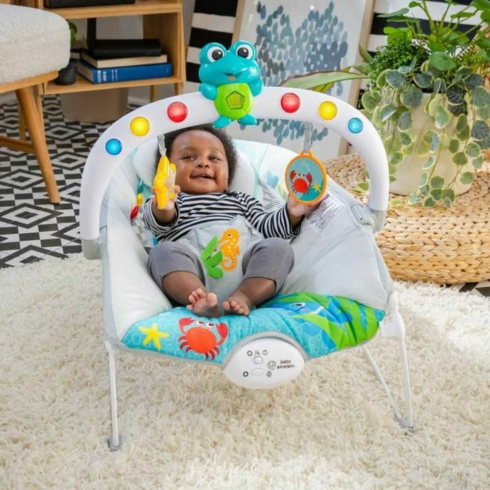 Baby Einstein Ocean BABY EINSTEIN grojantis gultukas KICK TO IT Neptune, 0 - 6 mėn., Mėlynas, 13102