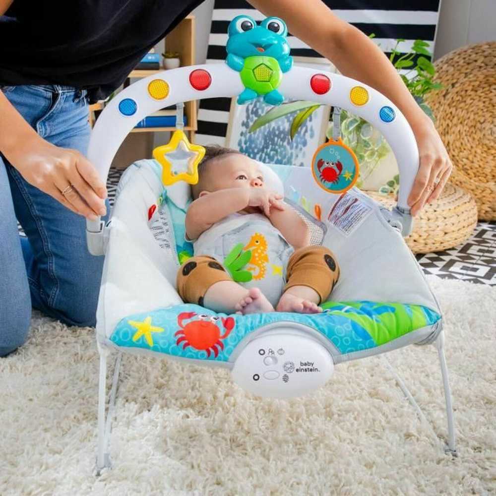 Baby Einstein Ocean BABY EINSTEIN grojantis gultukas KICK TO IT Neptune, 0 - 6 mėn., Mėlynas, 13102