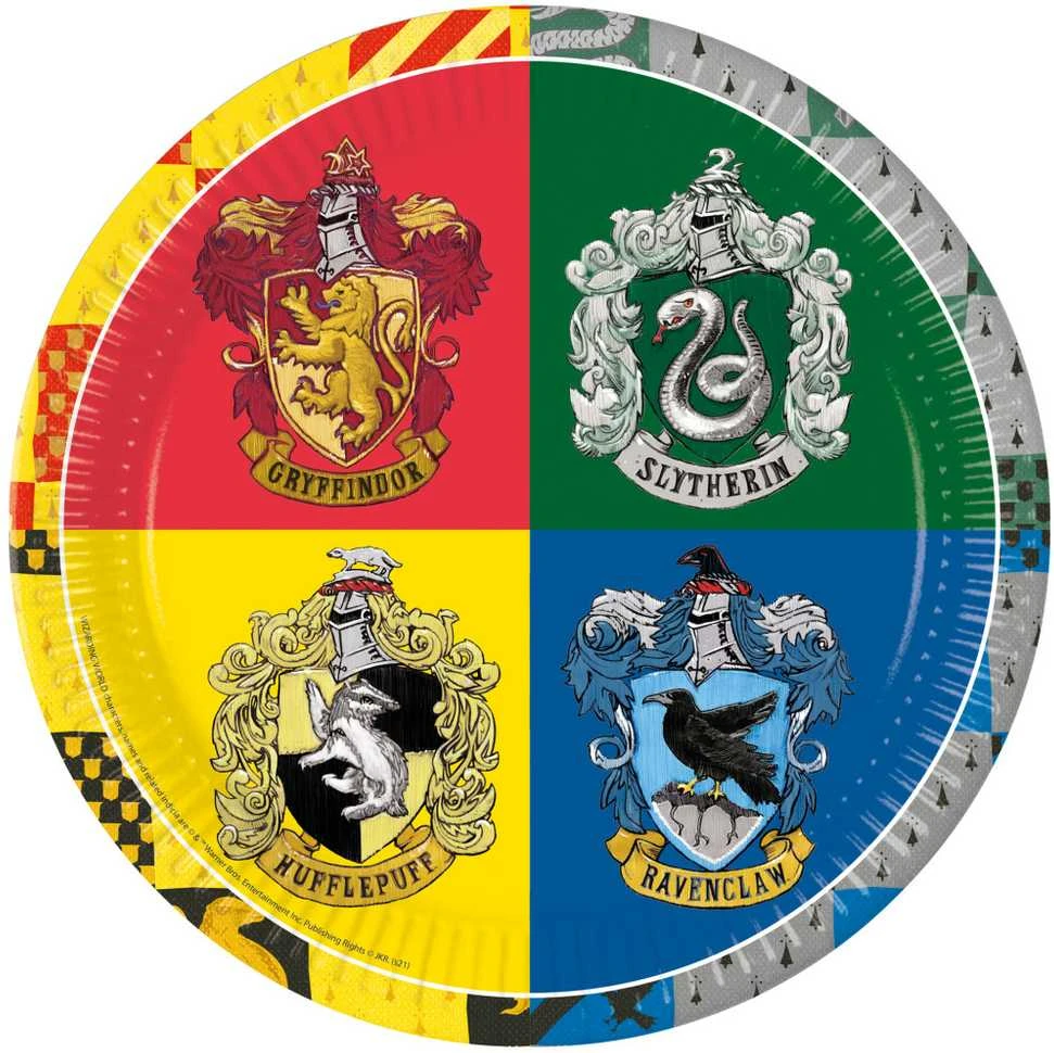 Globos Europe Bv GoDan Harry Potter popierinės lėkštės 23 cm 8 vnt