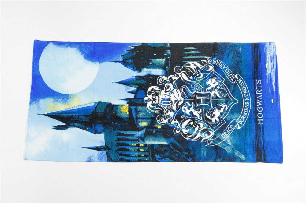 Hario Poterio Hogvartso vonios rankšluostis, paplūdimio rankšluostis 70x140cm (greitai džiūstantis)