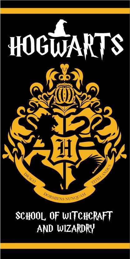 Rankšluostis Warner Bros Discovery Harry Potter Hogwarts microfibre beach towel