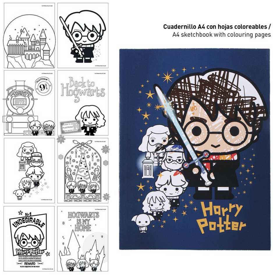Set de Papetărie Harry Potter 16 Dalys Mėlyna