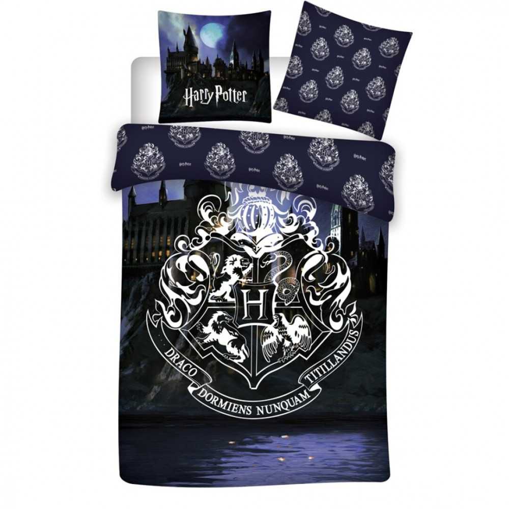 Warner Bros Discovery Harry Potter Hogwarts microfibre duvet cover bed 90cm