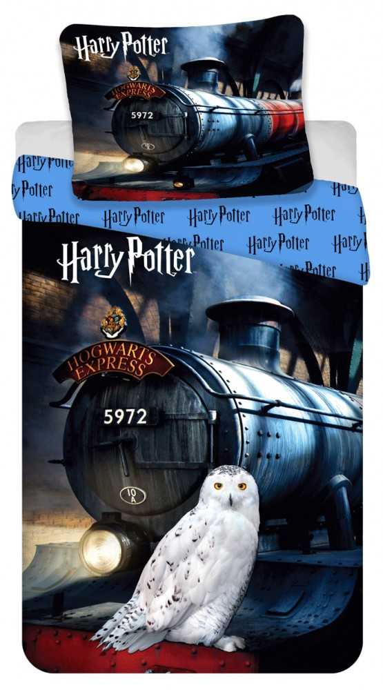 Patalynė bawełniana 140x200 Harry Potter lokomotywa 8513 poszewka 70x90 młodzieżowa