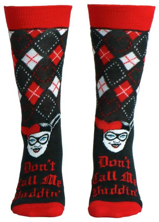 Harley Quinn Puddin' suaugusiųjų ilgos kojinės 36/43