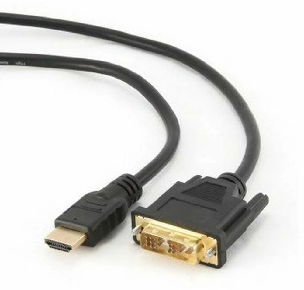 GEMBIRD CC-HDMI-DVI-10 Gembird HDMI-DVI kištukas-kištukas kabelis su auksinėmis jungtimis, 3 m, didmeninė pakuotė