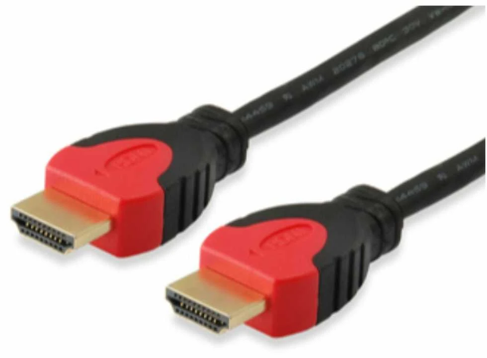 Equip 119343 HDMI kabelis 3 m HDMI A tipo (standartinis) Juoda, Raudona