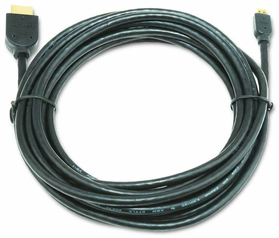 GEMBIRD CC-HDMID-10 Gembird HDMI -HDMI Micro kabelis su auksinėmis jungtimis, 3 m, urmu pakuotė
