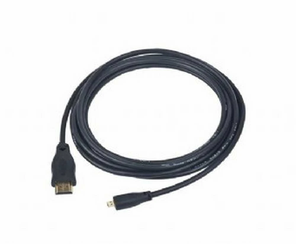 GEMBIRD CC-HDMID-10 Gembird HDMI -HDMI Micro kabelis su auksinėmis jungtimis, 3 m, urmu pakuotė