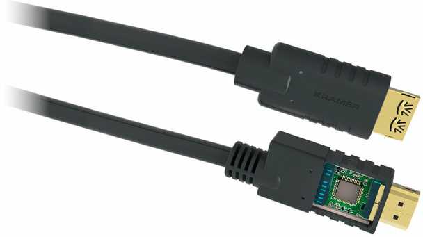 Kramer Electronics CA-HM, 10.7 m, HDMI Type A (Standard), HDMI Type A (Standard), 3D, 18 Gbit/s, Juodas