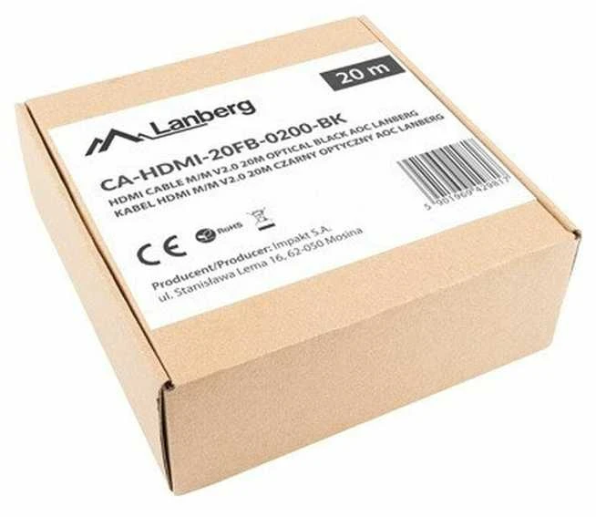 Lanberg optinio HDMI laido kartoninė pakuotė
