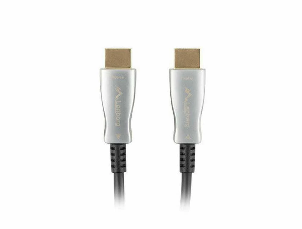 LANBERG HDMI v2.0 M/M laidas 30m optinis AOC juodas
