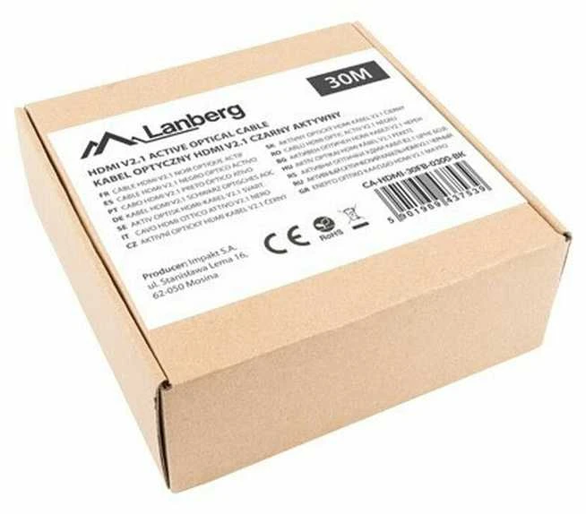 LANBERG HDMI v2.1 8K M/M kabelis 30m optinis AOC