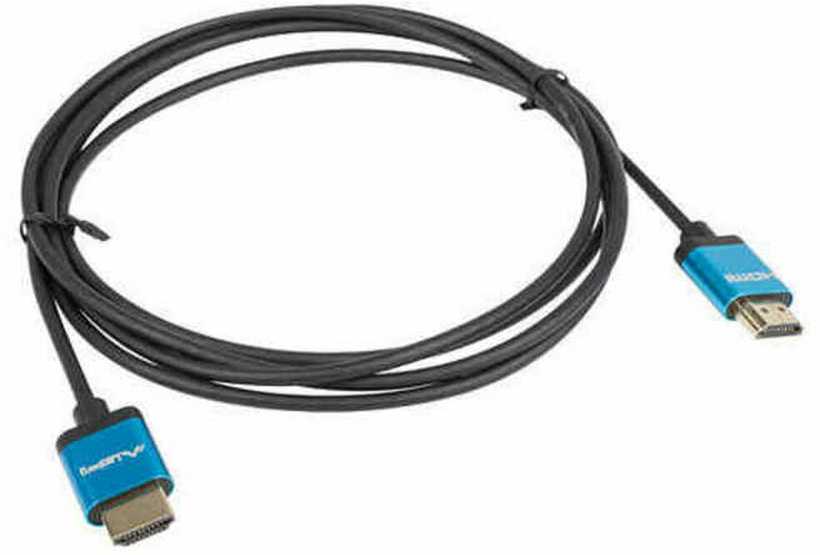 LANBERG HDMI M/M v2.0 cable 1m juodas 4K slim