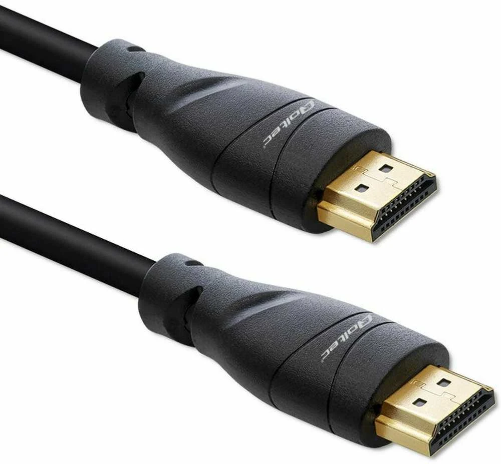 Qoltec 50353 HDMI v2.1 kabelis Itin didelės spartos 8K | 60Hz | 26AWG | AUKSAS | 5 m