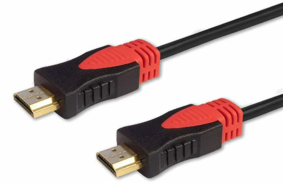 Savio CL-141 HDMI cable 10 m HDMI Type A (Standard) Juodas,Raudona