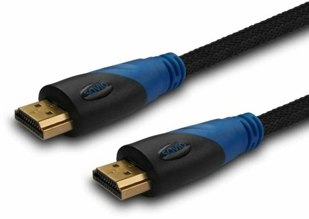 Savio CL-49 HDMI cable 5 m HDMI Type A (Standard) Juodas,Mėlyna