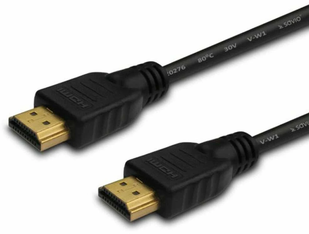 SAVIO HDMI (M) Cable, 20m, juodas, auksinis tips, v1.4 high speed, ethernet/3D CL-75