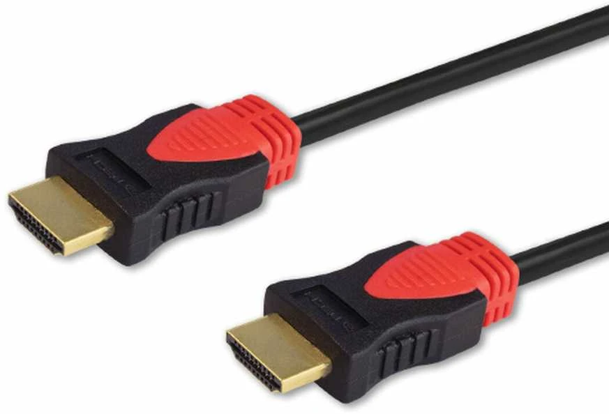 Savio CL-95 HDMI cable 1,5 m HDMI Type A (Standard) Juodas,Raudona
