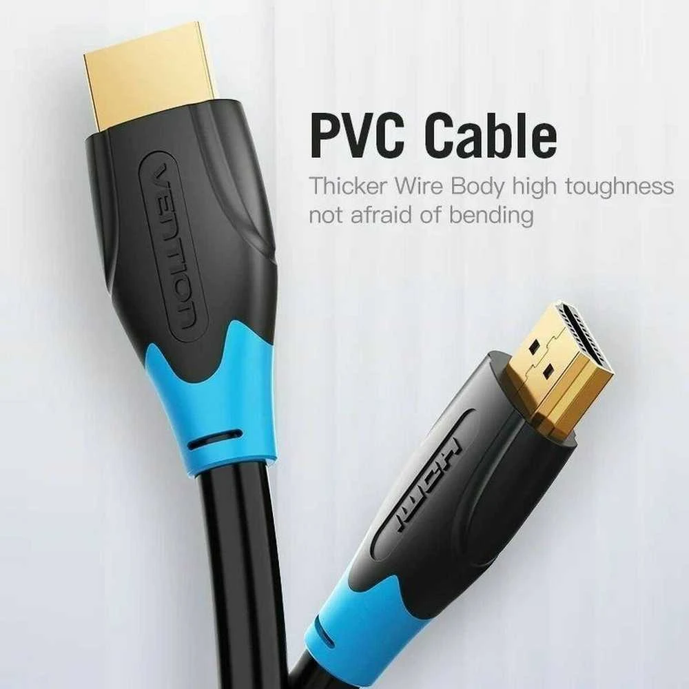 Vention HDMI kabelio jungtys su sustiprinta PVC izoliacija