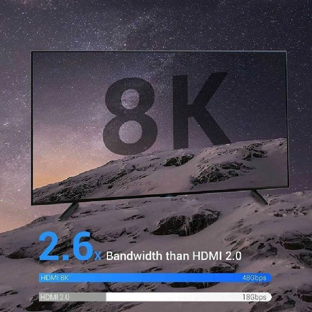 HDMI-A 8K kabelis Vention ALGLI 3m