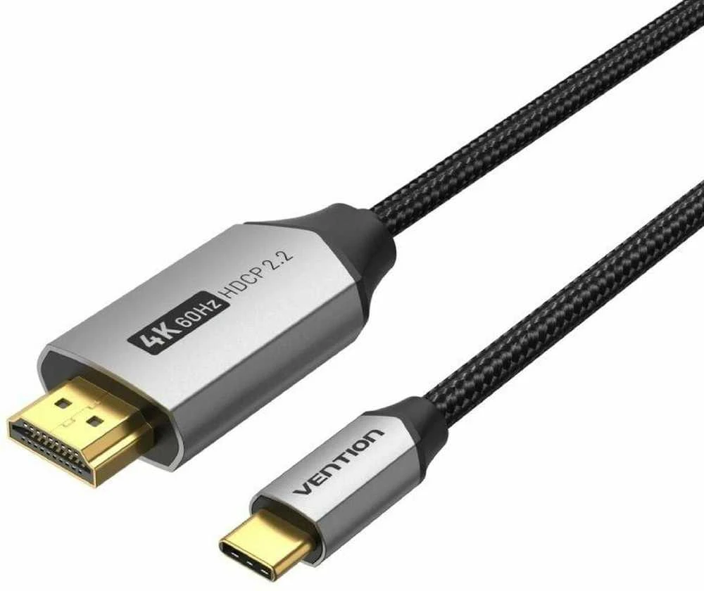 Vention USB-C į HDMI laidas 2 m ventiliacijos CRBBH (juodas)