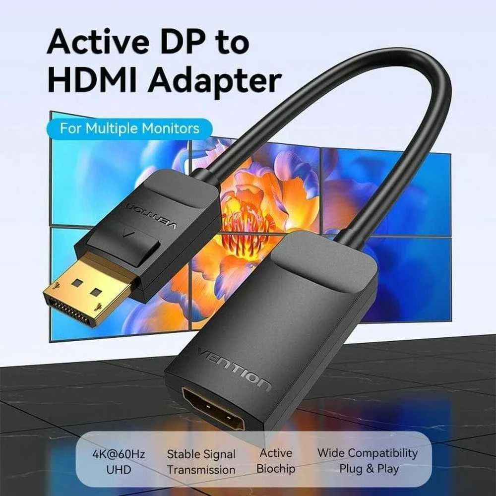 Vention DP į HDMI aktyvus adapteris 4K raiška