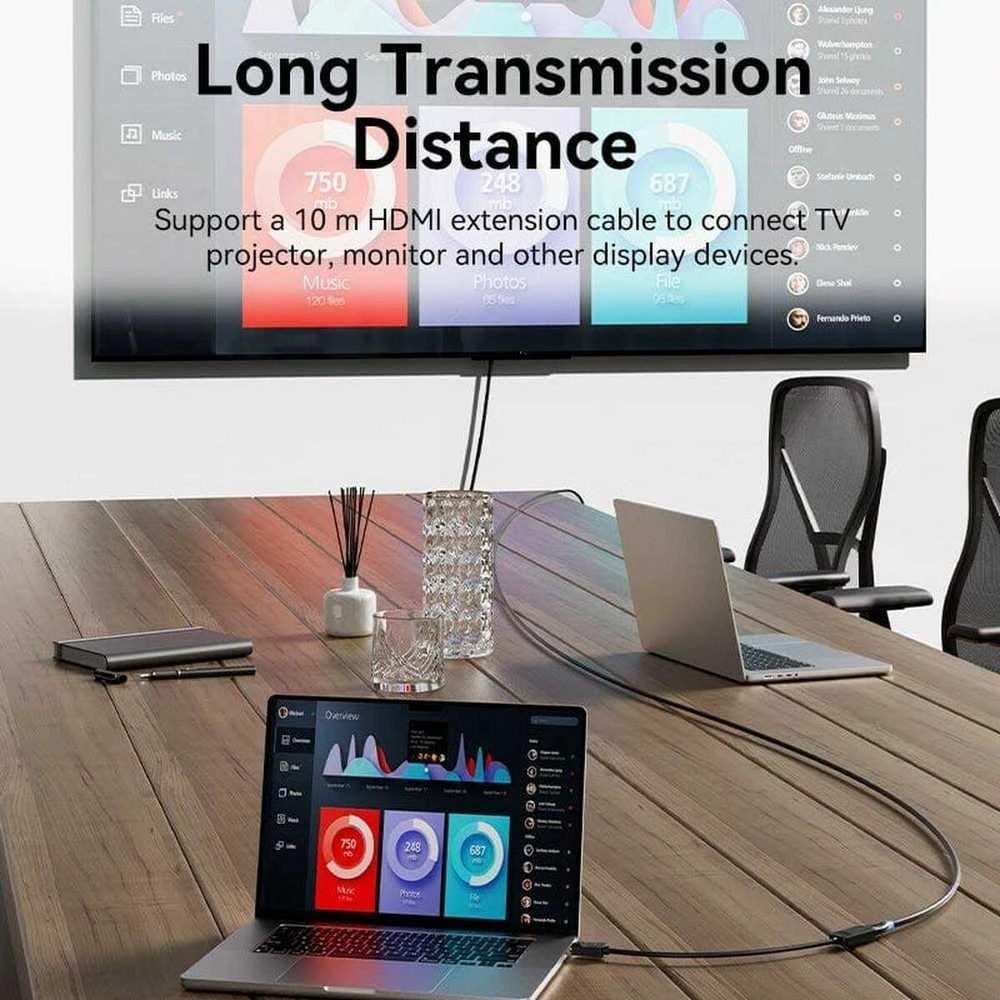 Adapteris AV Vention I/O keitiklis DP į HDMI/0.15M HBZBB HBZBB
