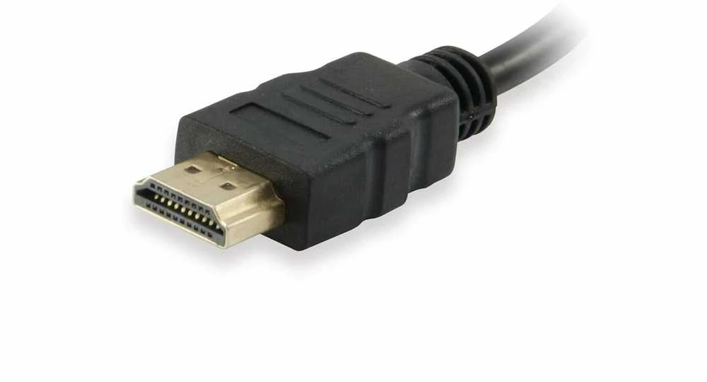 Equip 11903607 kabelių sąsaja / invertavimo adapteris HDMI VGA Juoda