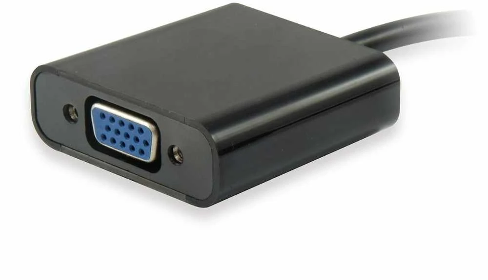Equip 11903607 kabelių sąsaja / invertavimo adapteris HDMI VGA Juoda