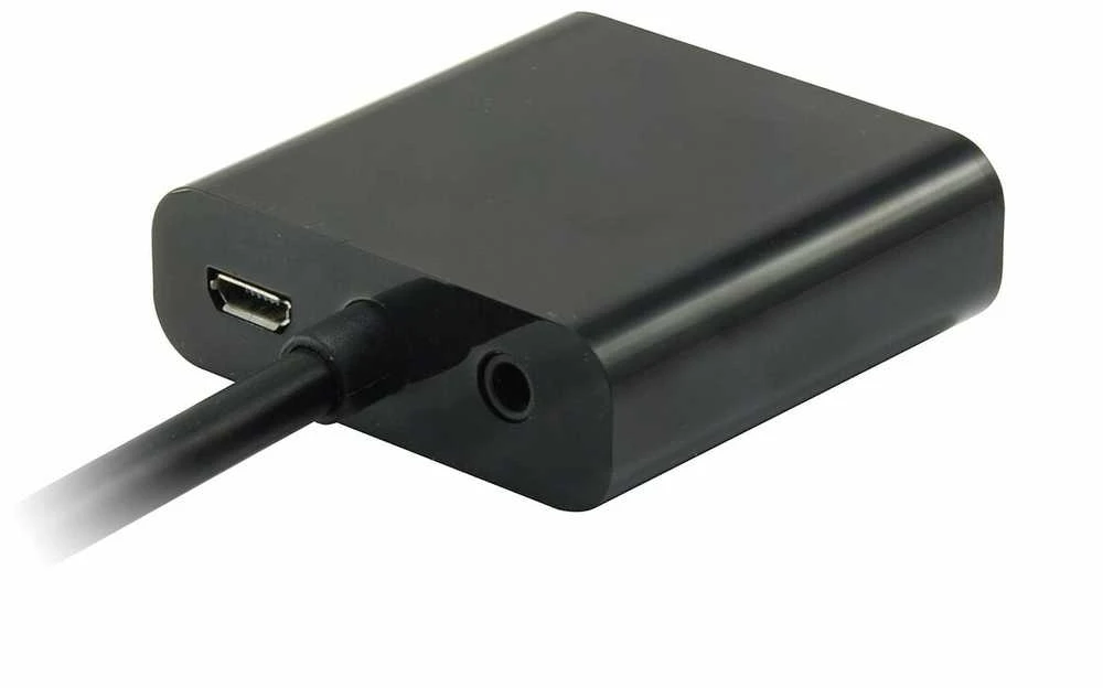 Equip 11903607 kabelių sąsaja / invertavimo adapteris HDMI VGA Juoda