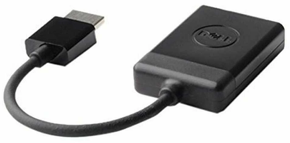 DELL DAUBNBC084 vaizdo kabelio adapteris HDMI VGA (D-Sub) Juoda